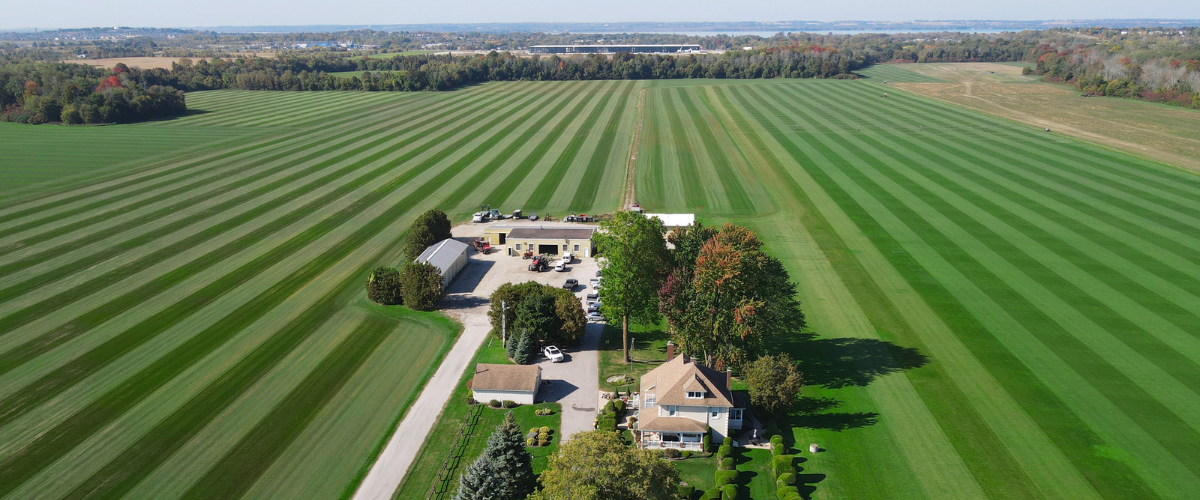 Brouwer sod fields in Georgina