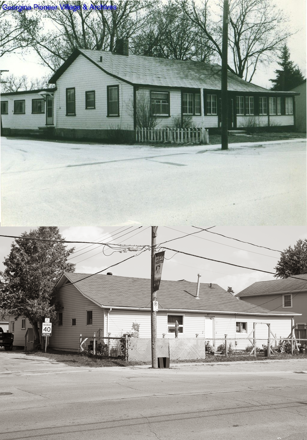 historic Sutton schoolhouse on High Street