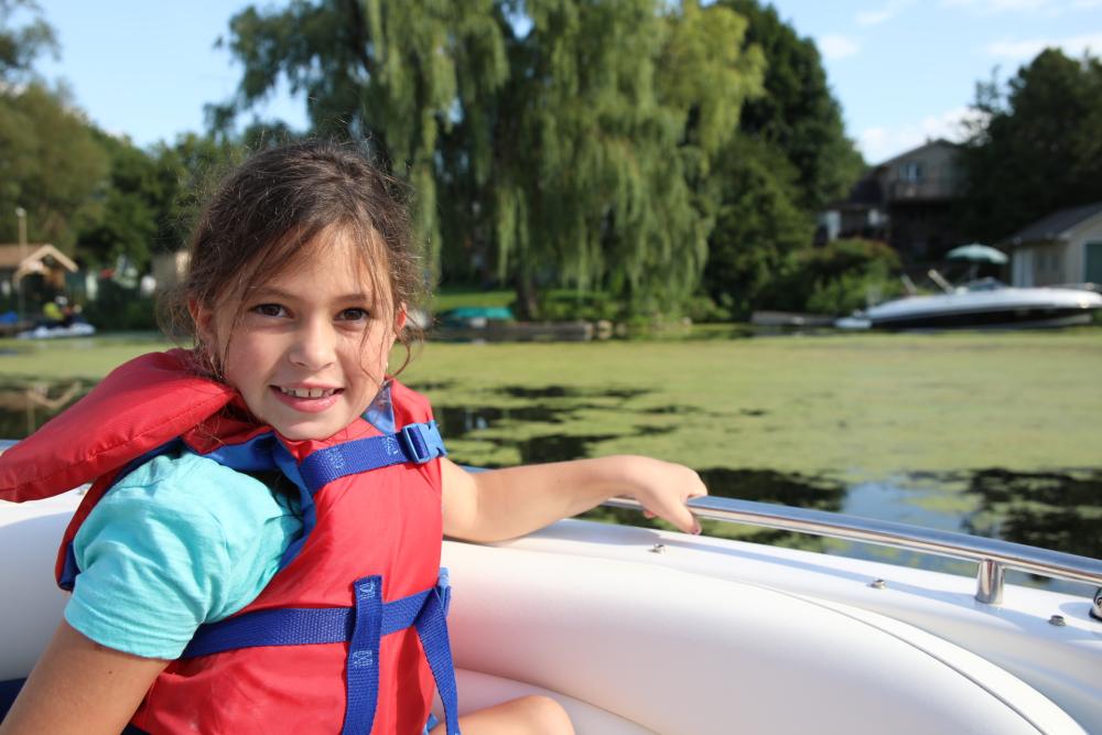 girl boating