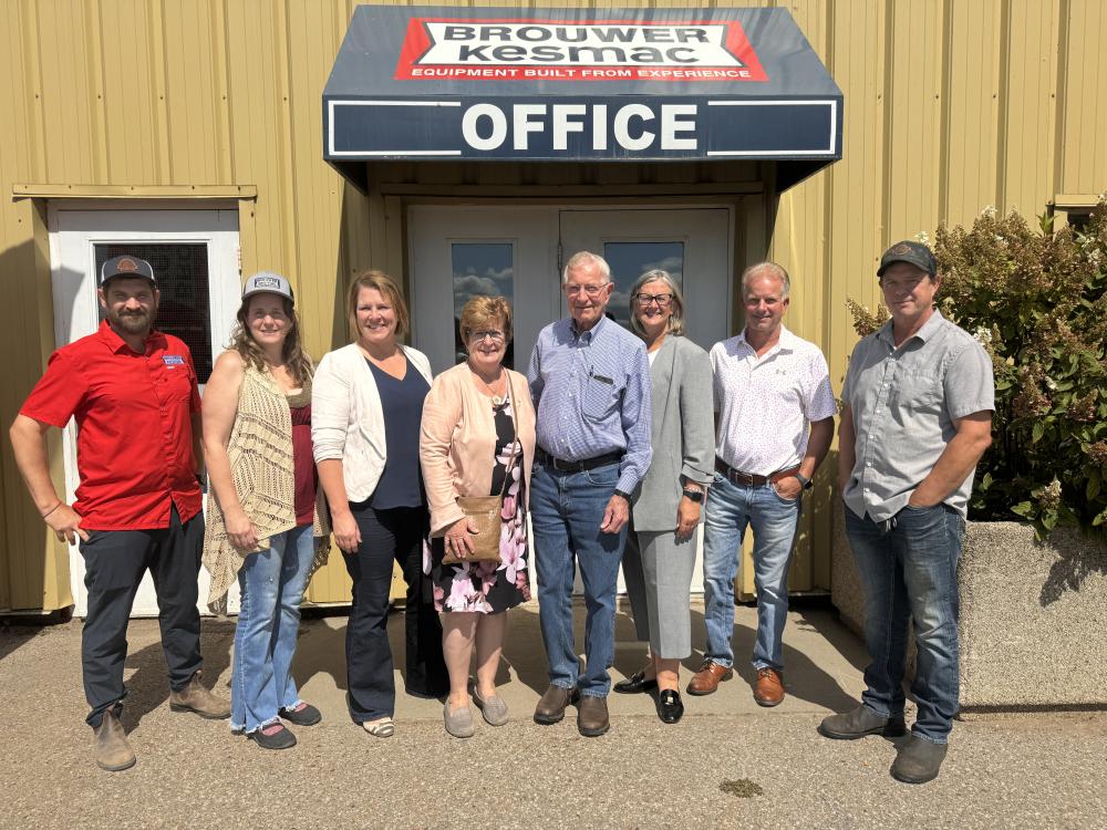 Town of Georgina Council and staff with Brouwer family and staff